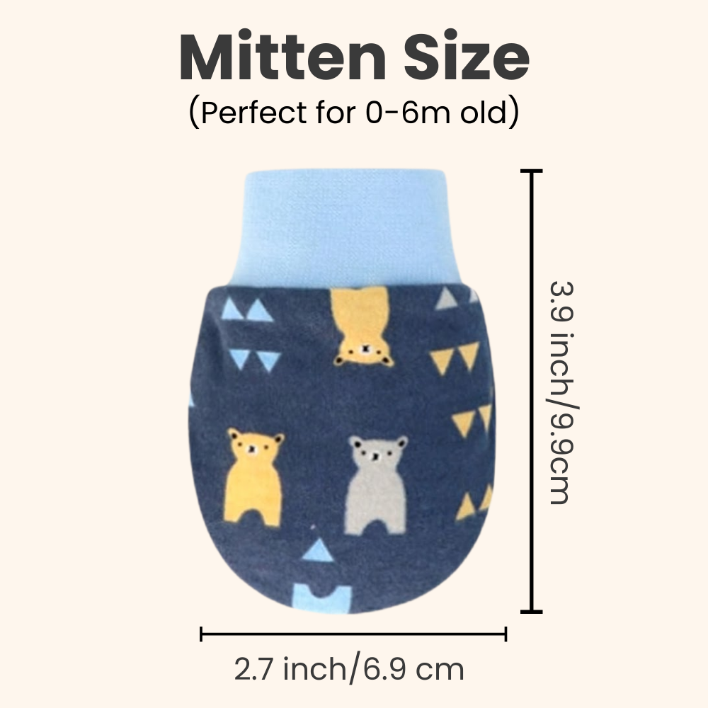 Toddla™ No Scratch Baby Mittens (6-Pack)