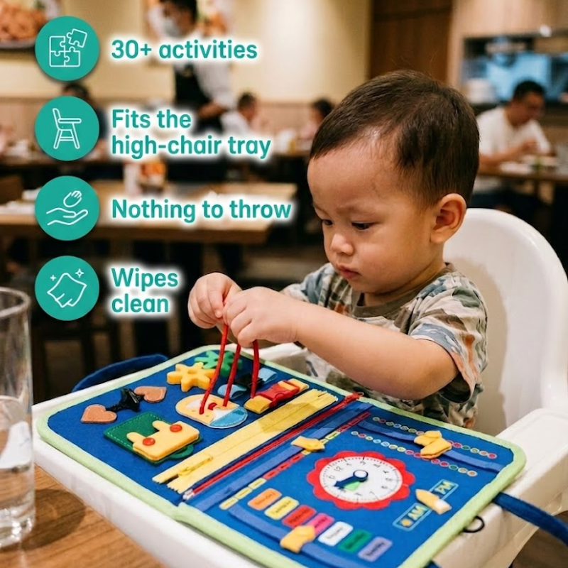 Toddla™ Montessori Busy Board
