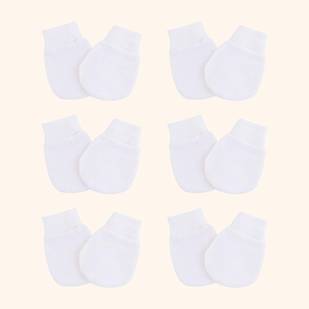 Toddla™ No Scratch Baby Mittens (6-Pack)