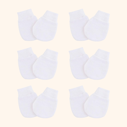 Toddla™ No Scratch Baby Mittens (6-Pack)