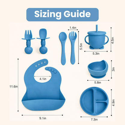 Toddla™ Silicone Baby Feeding Set
