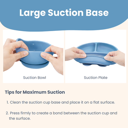 Toddla™ Silicone Baby Feeding Set